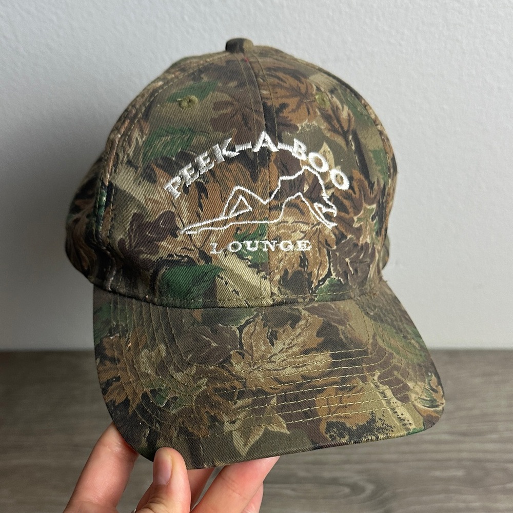 Peek-A-Boo Lounge Camouflage Baseball Cap - Unbranded